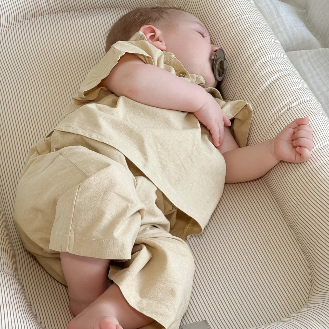 Vilde Bukser - GOTS - Beige Linen