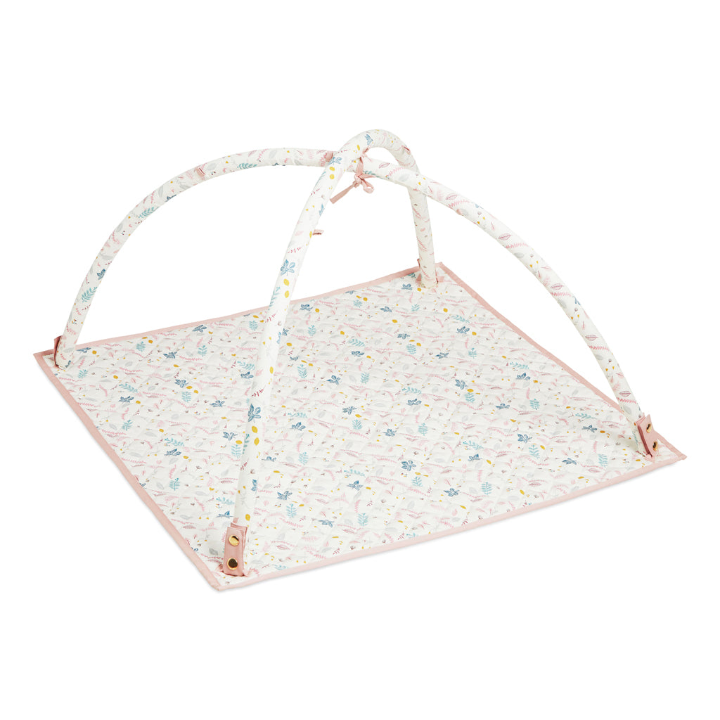 Fabric Baby Gym - OCS Pressed Leaves Rose