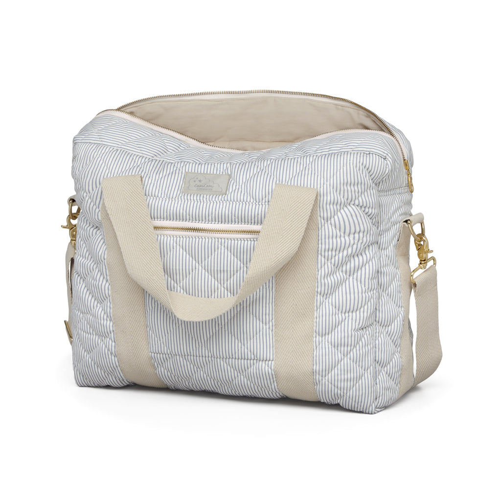 Pusletaske m/stropper - OCS - Classic Stripes Blue