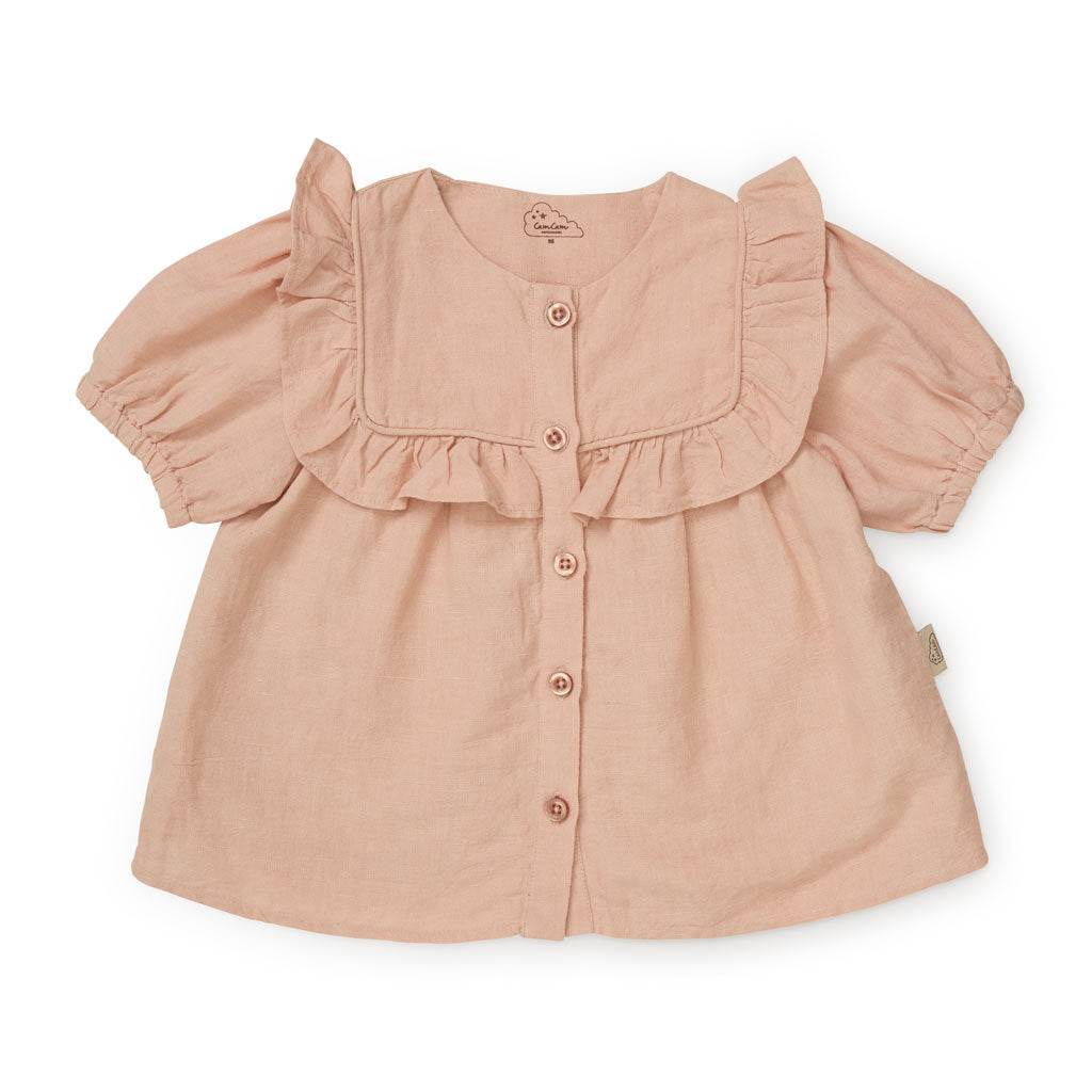 Cleo Bluse - GOTS - Coral