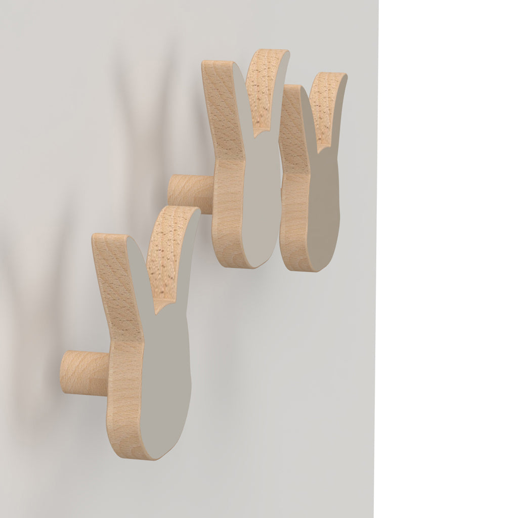 Træknager Kanin, 3-pack - FSC 100%