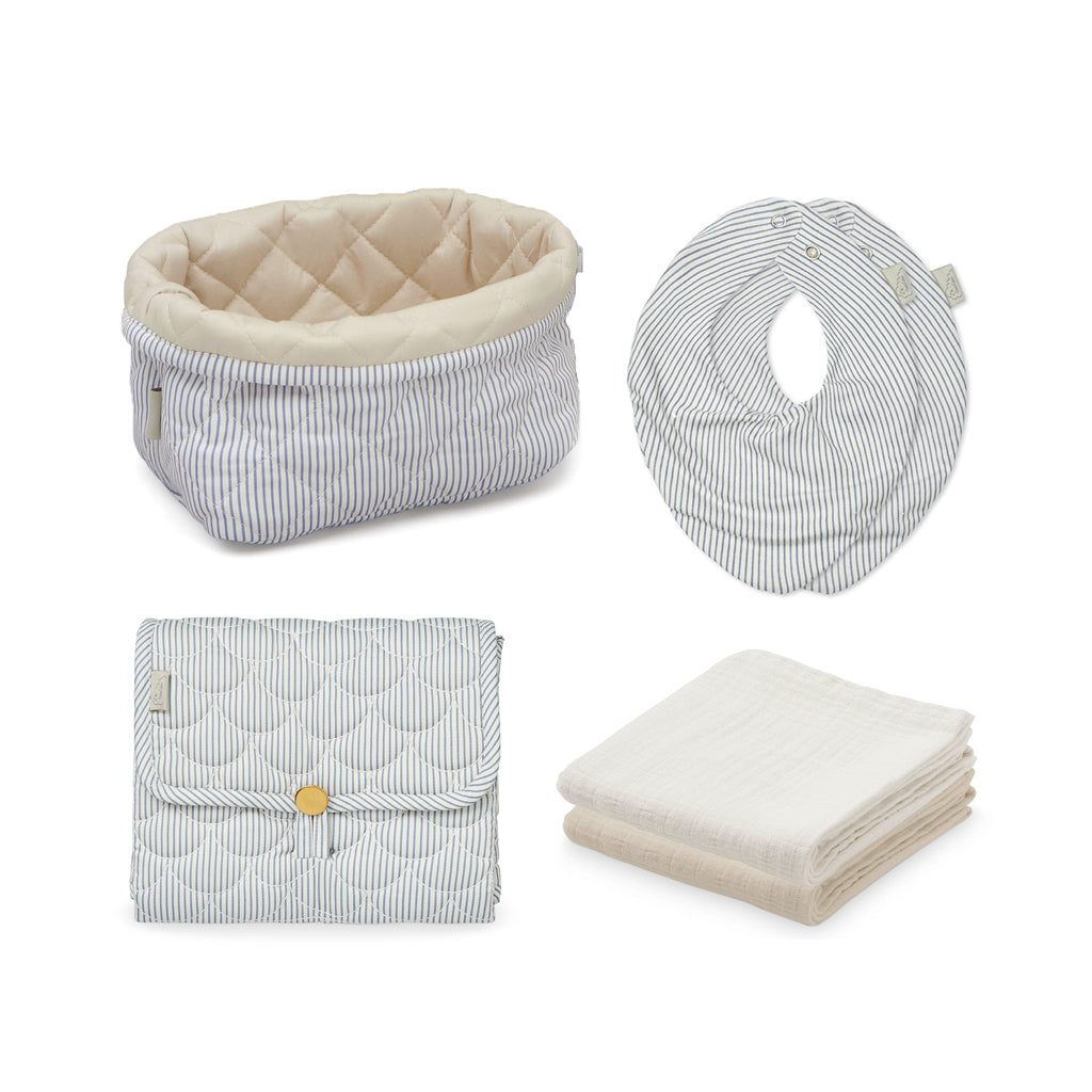 Babygavesæt, lille - Classic Stripes Blue