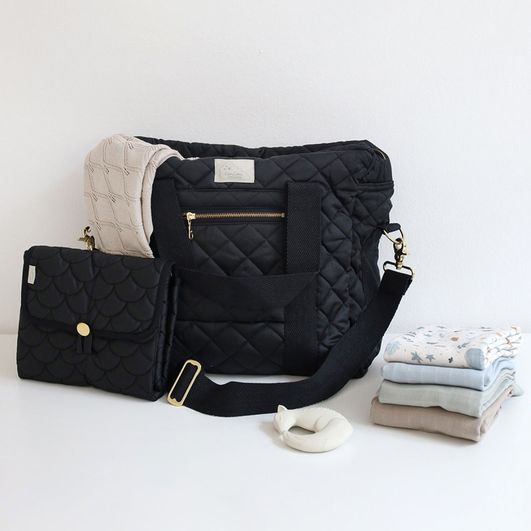 Pusletaske m/stropper - OCS - Black