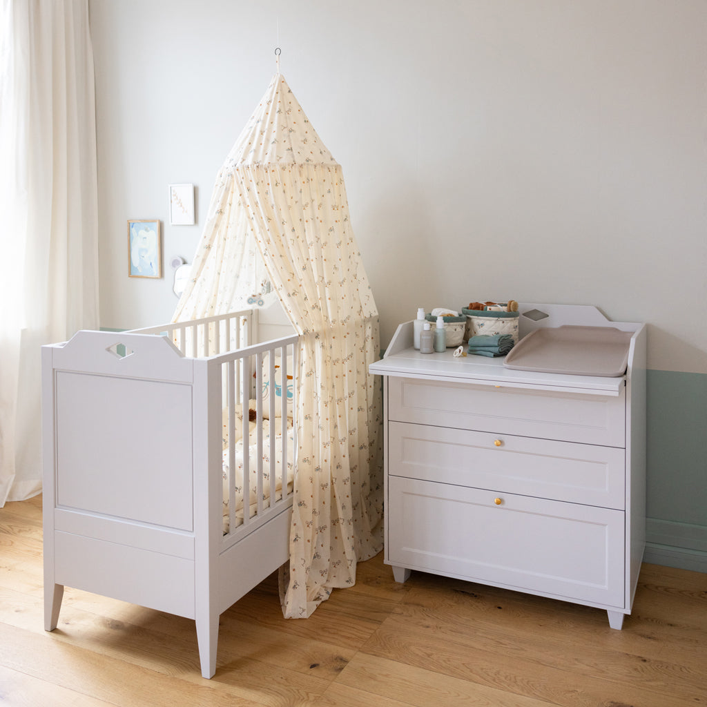 Luca Baby Bed - White