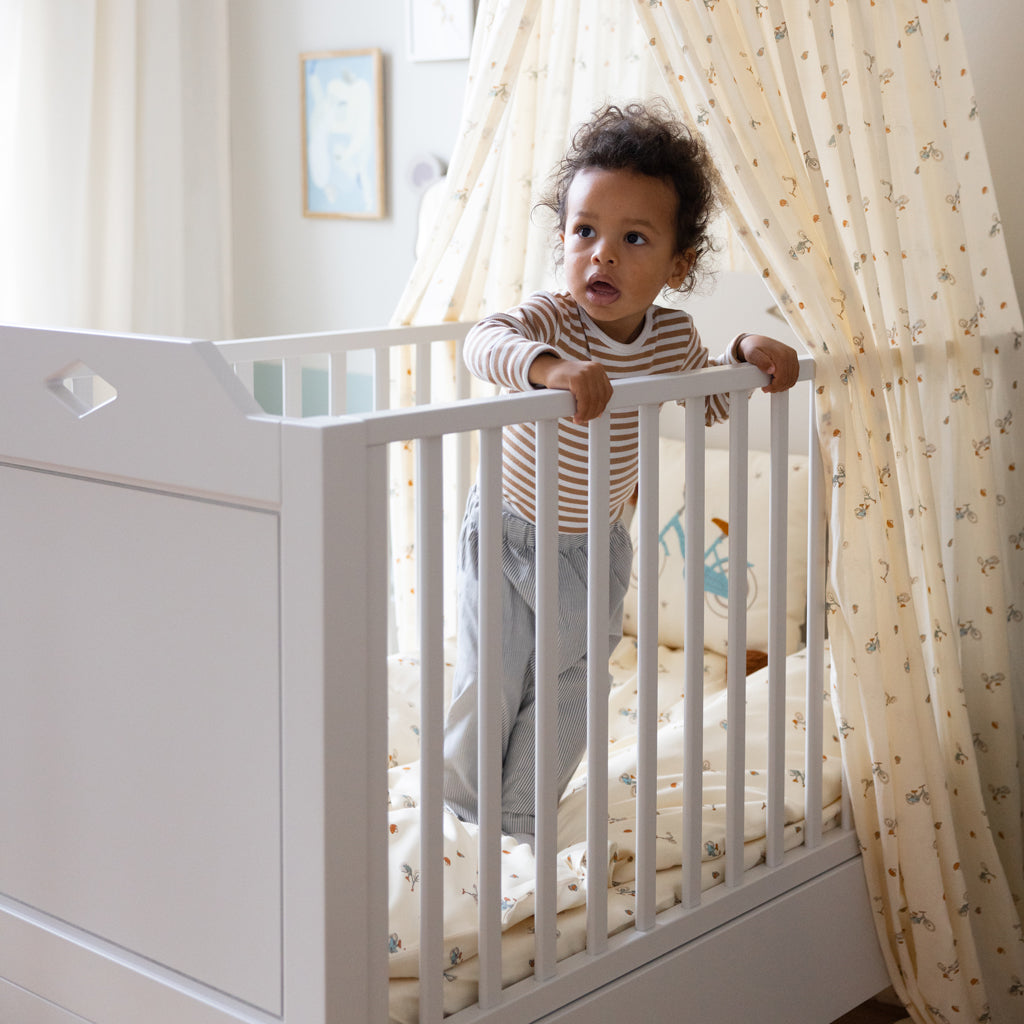 Luca Baby Bed - White