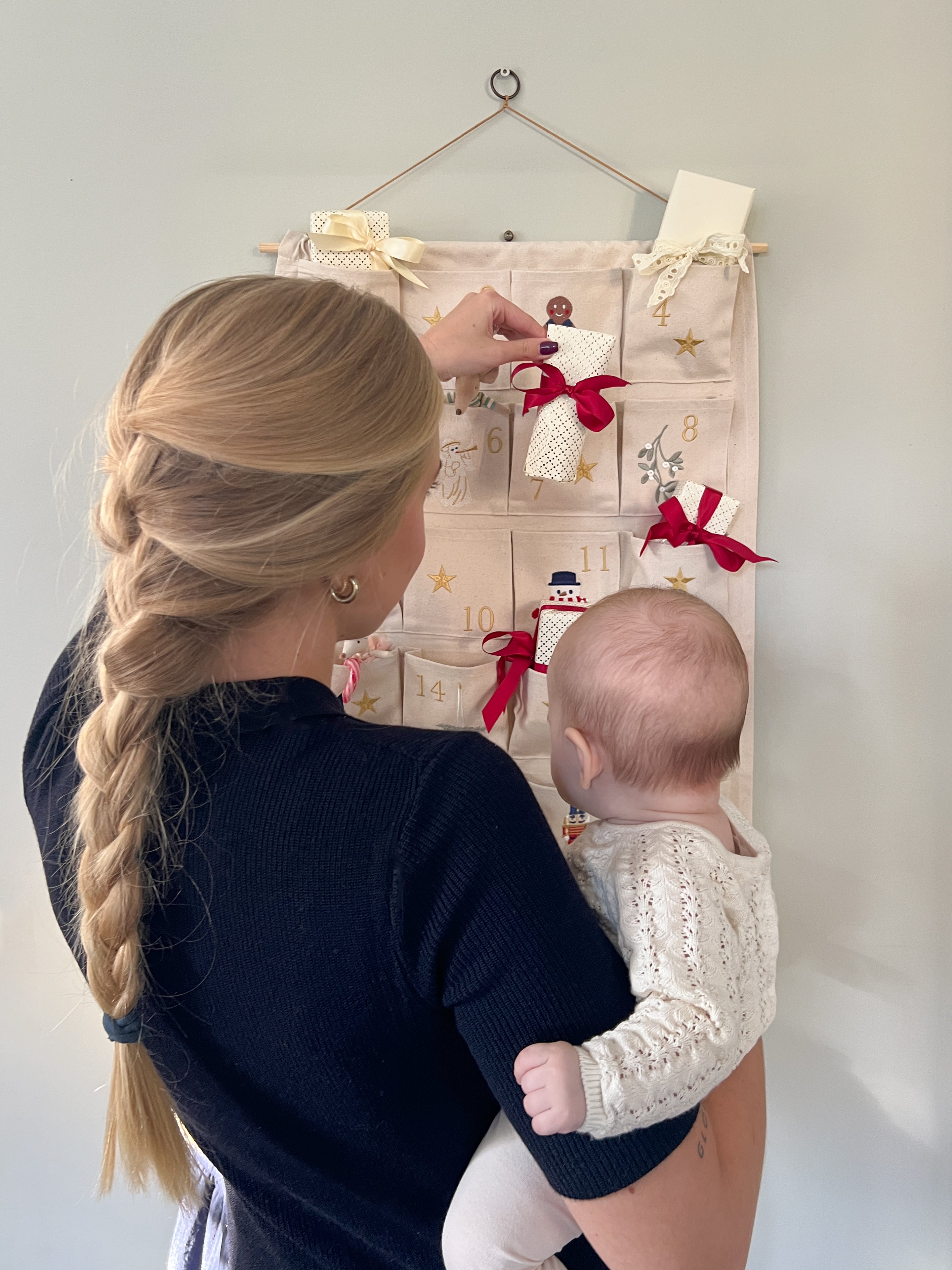 Julekalender - GOTS - Beige