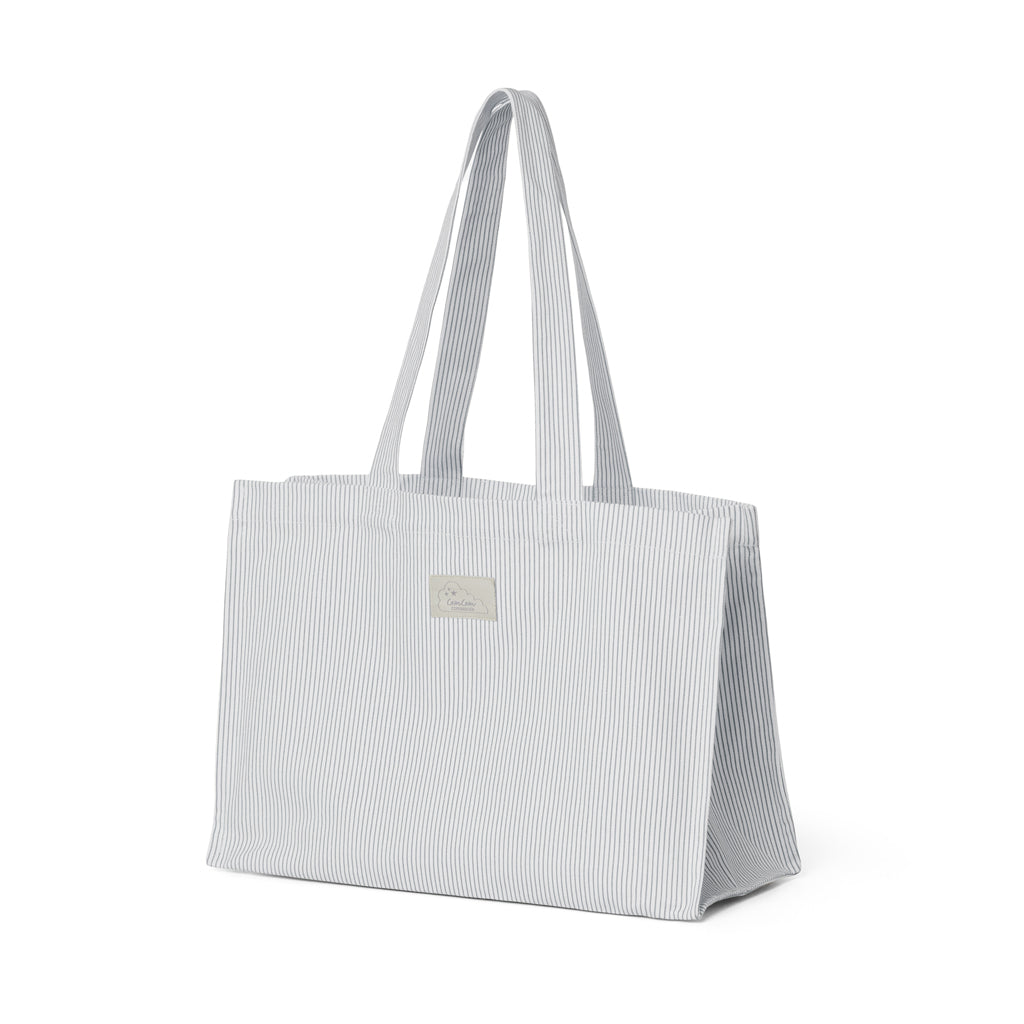 Kanvas Tote bag - GOTS - Classic Stripes Blue