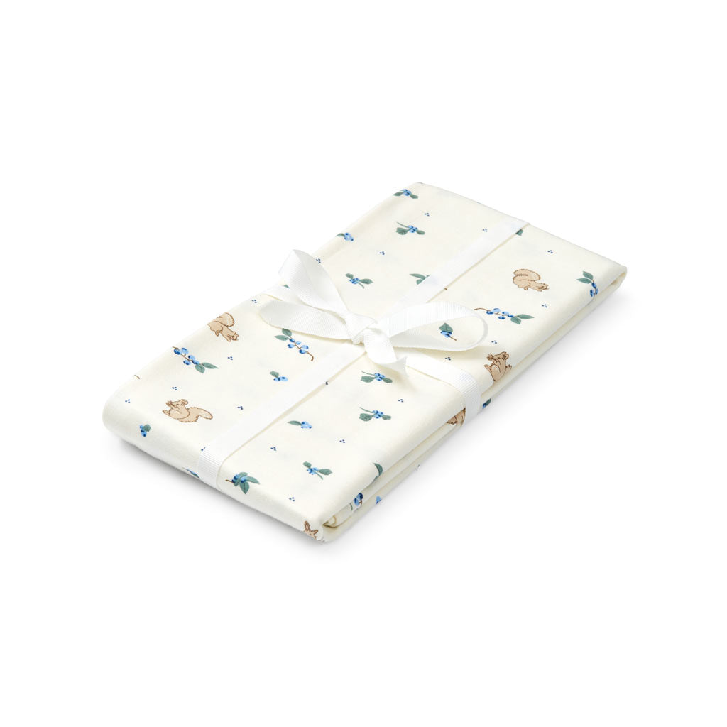 Jersey Swaddle - GOTS - Blueberries