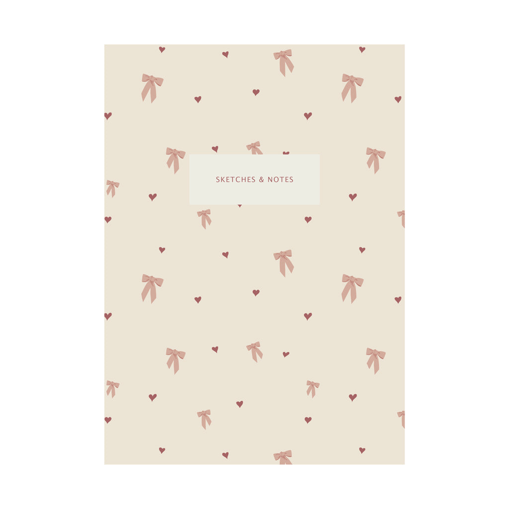 Notesbog, A5 - Bows