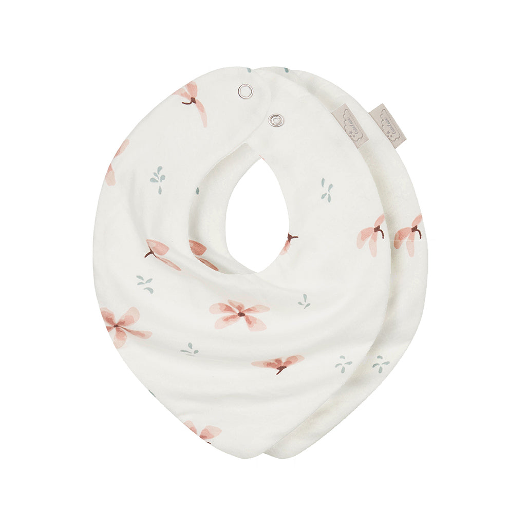 Bandana Savlesmæk, 2-pak - GOTS Windflower Creme