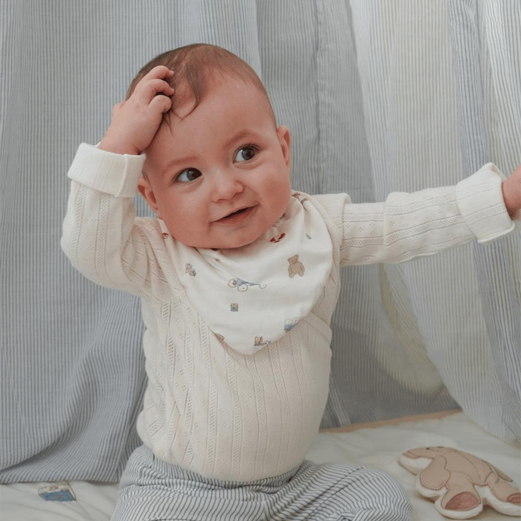 Bandana Savlesmæk, 2-pak - GOTS - Vintage Toys