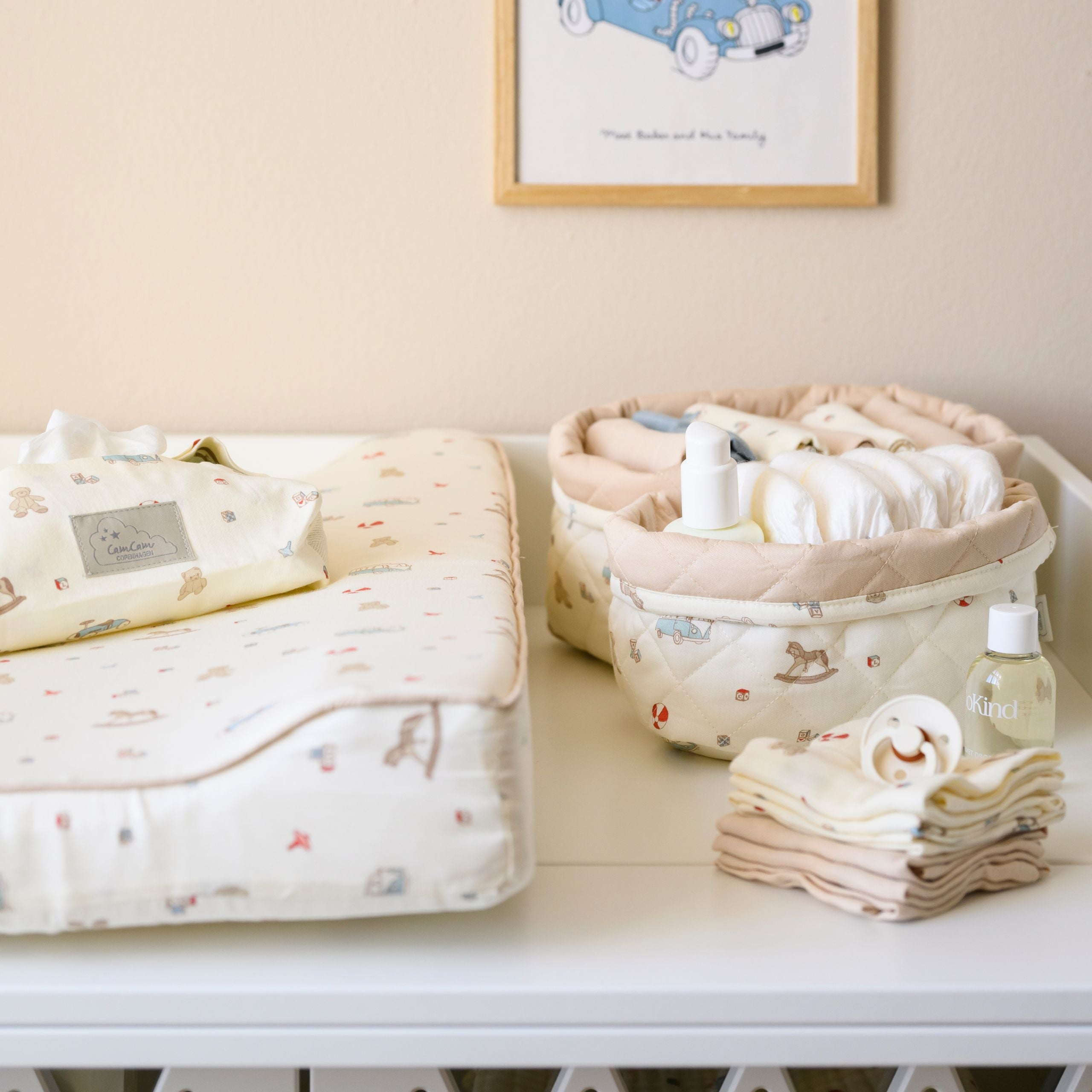 Vaskeklude, 4-pak - GOTS - Vintage Toys