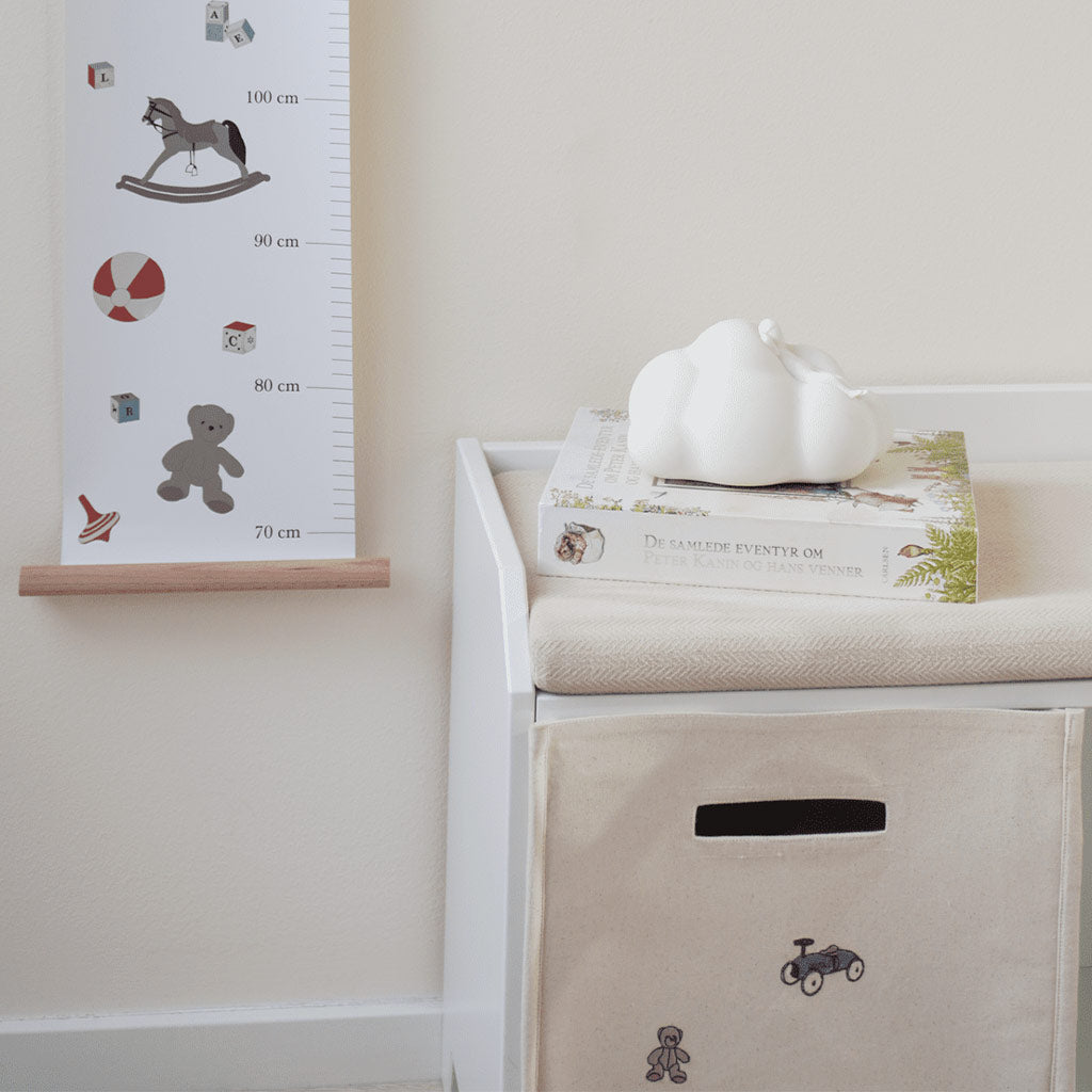 Opbevaringskurv canvas - GOTS - Vintage Toys