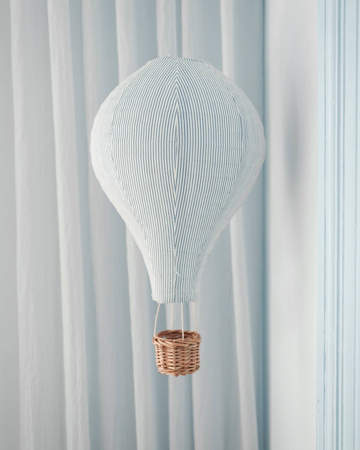 Lampeskærm, Luftballon - Classic Stripes Blue