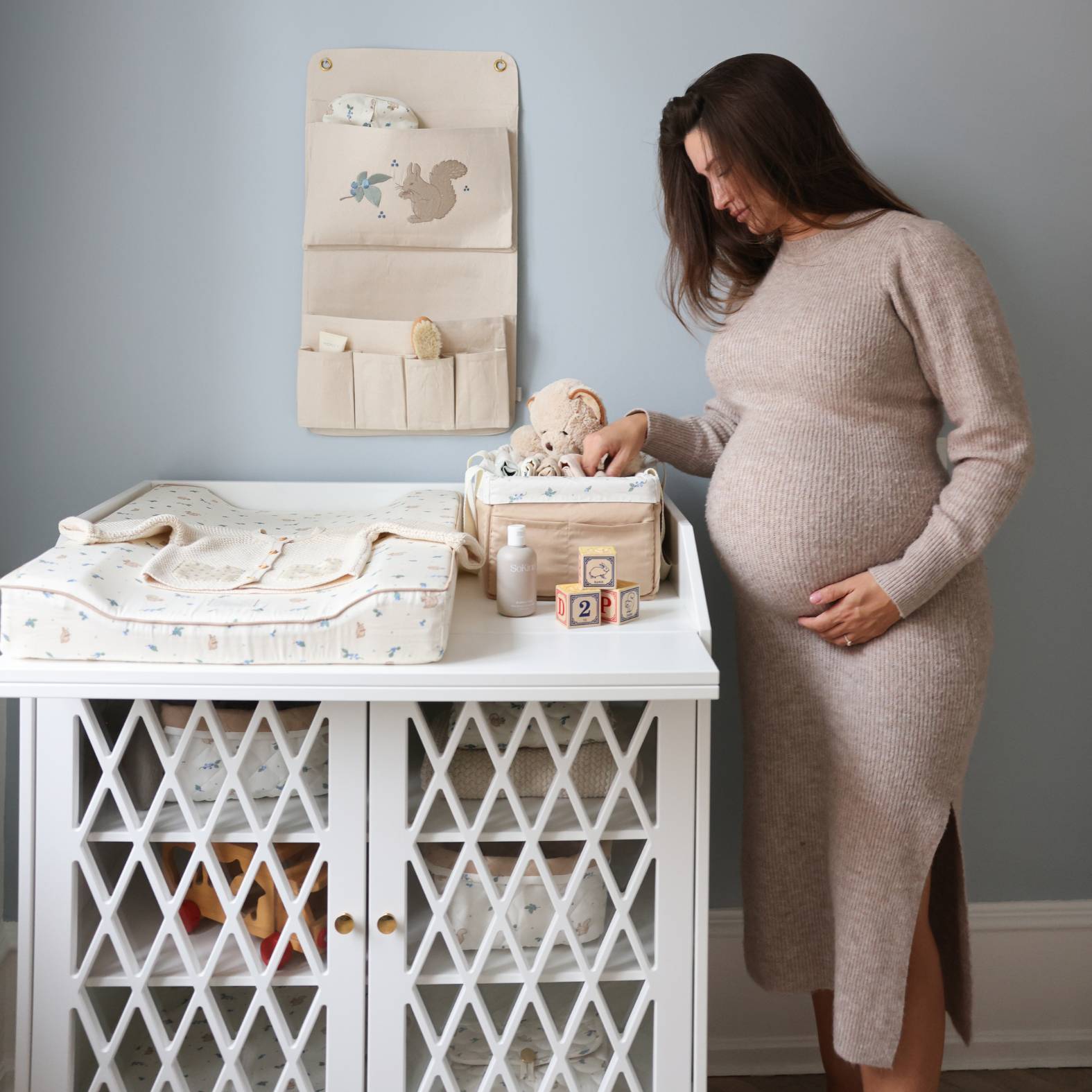 Harlekin Puslebord - Hvid