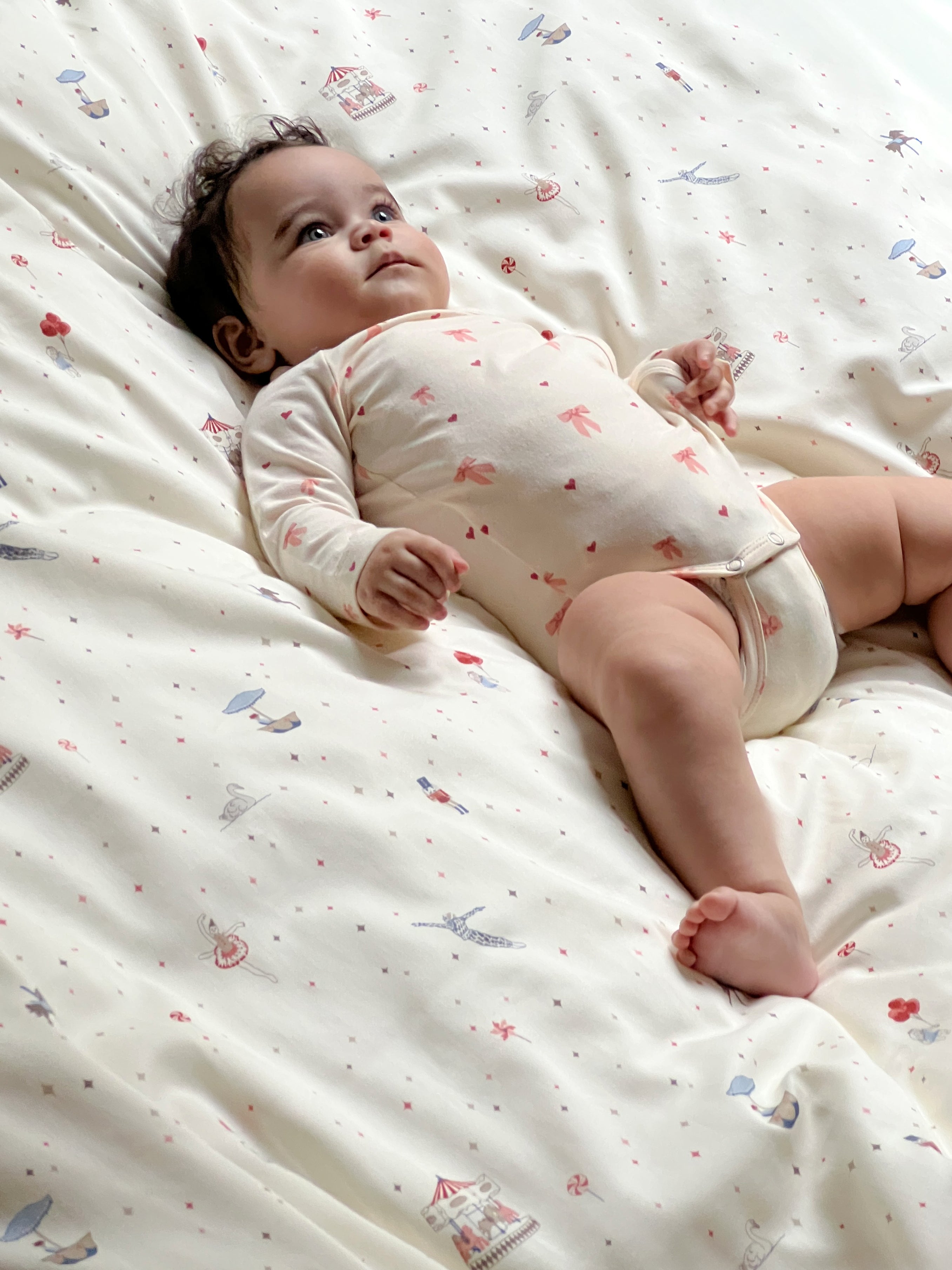 Slå-om Body Milla - GOTS - Bows