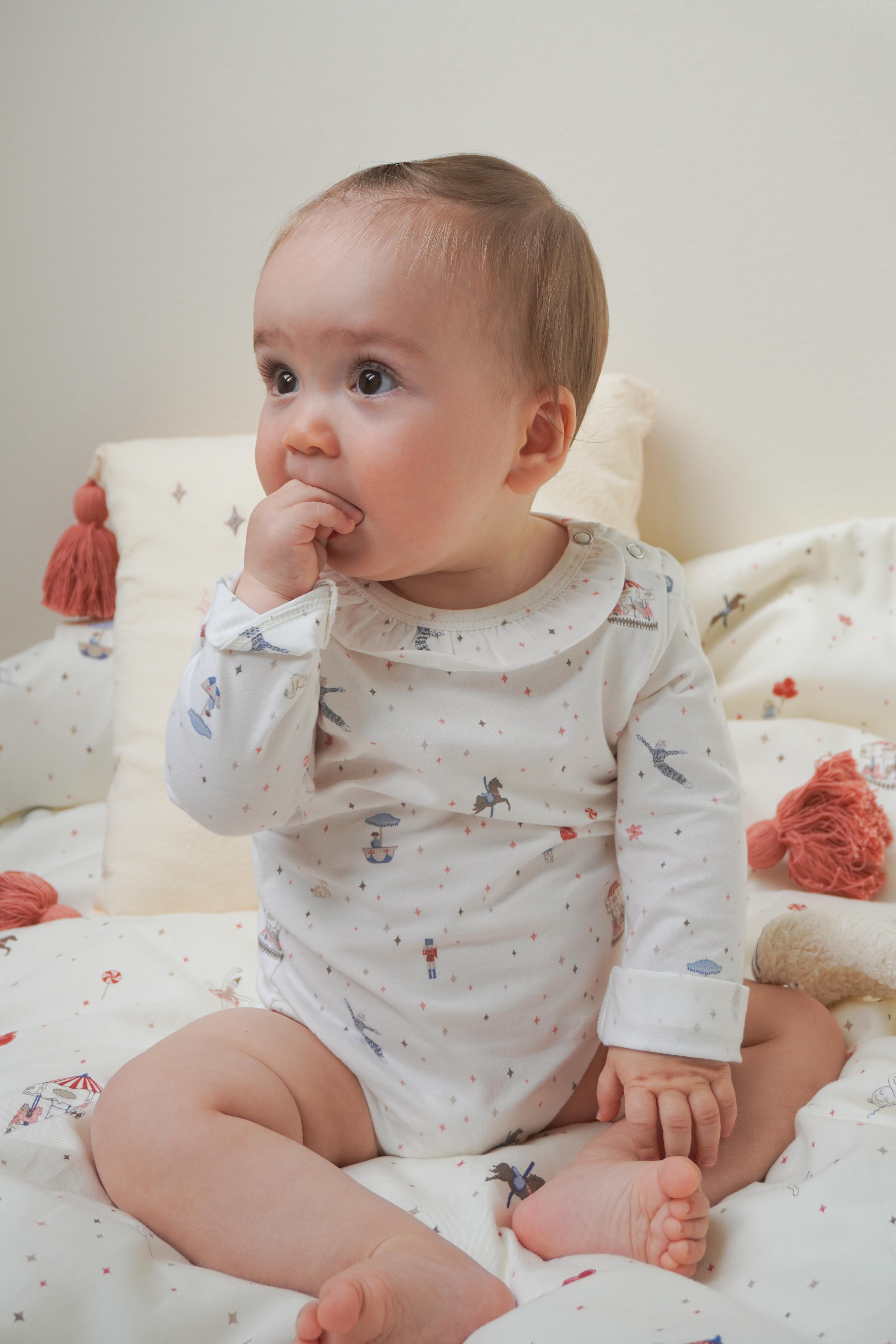 Langærmet Body Holly - GOTS - Carousel