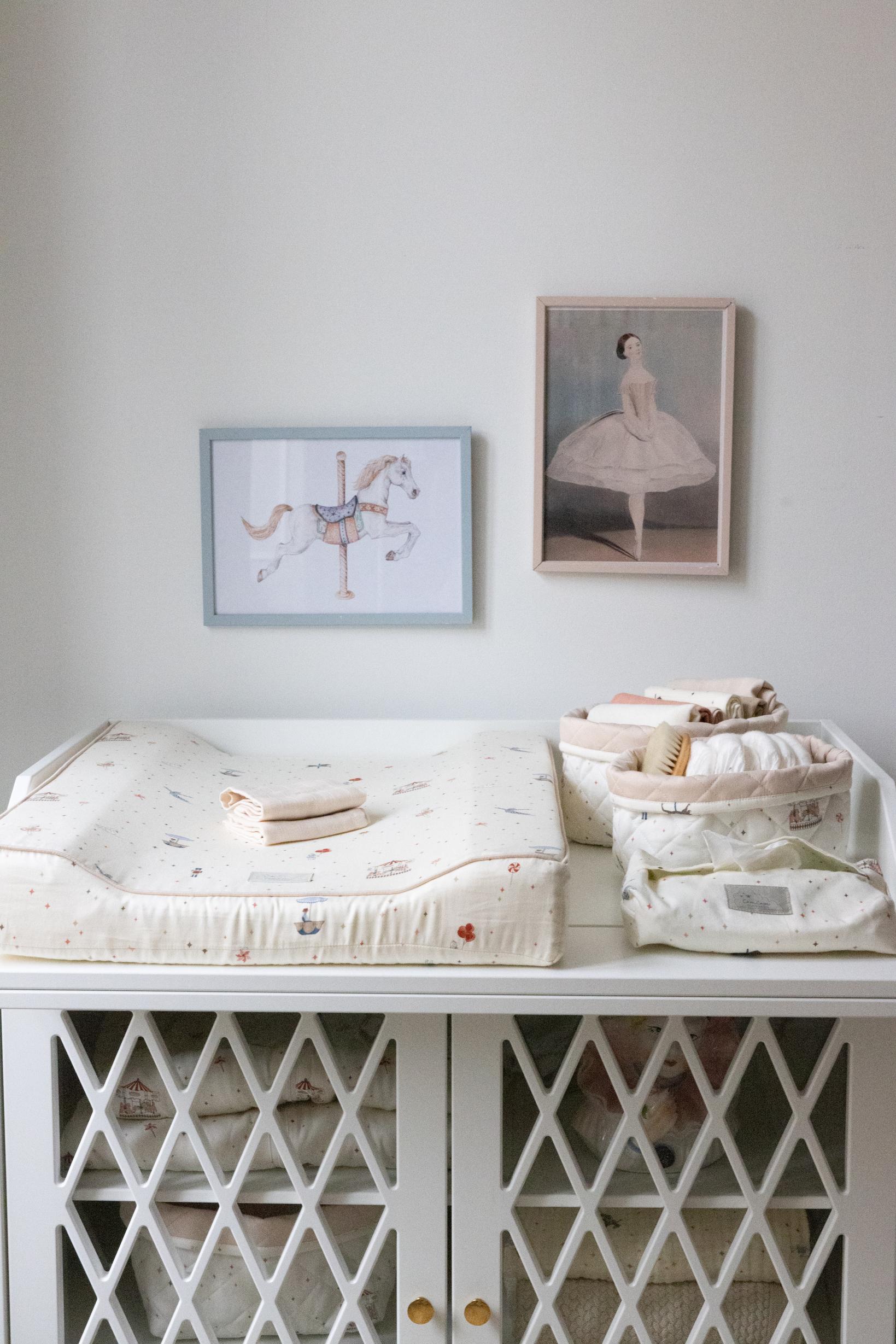 Wet Wipe Cover - GOTS - Carousel