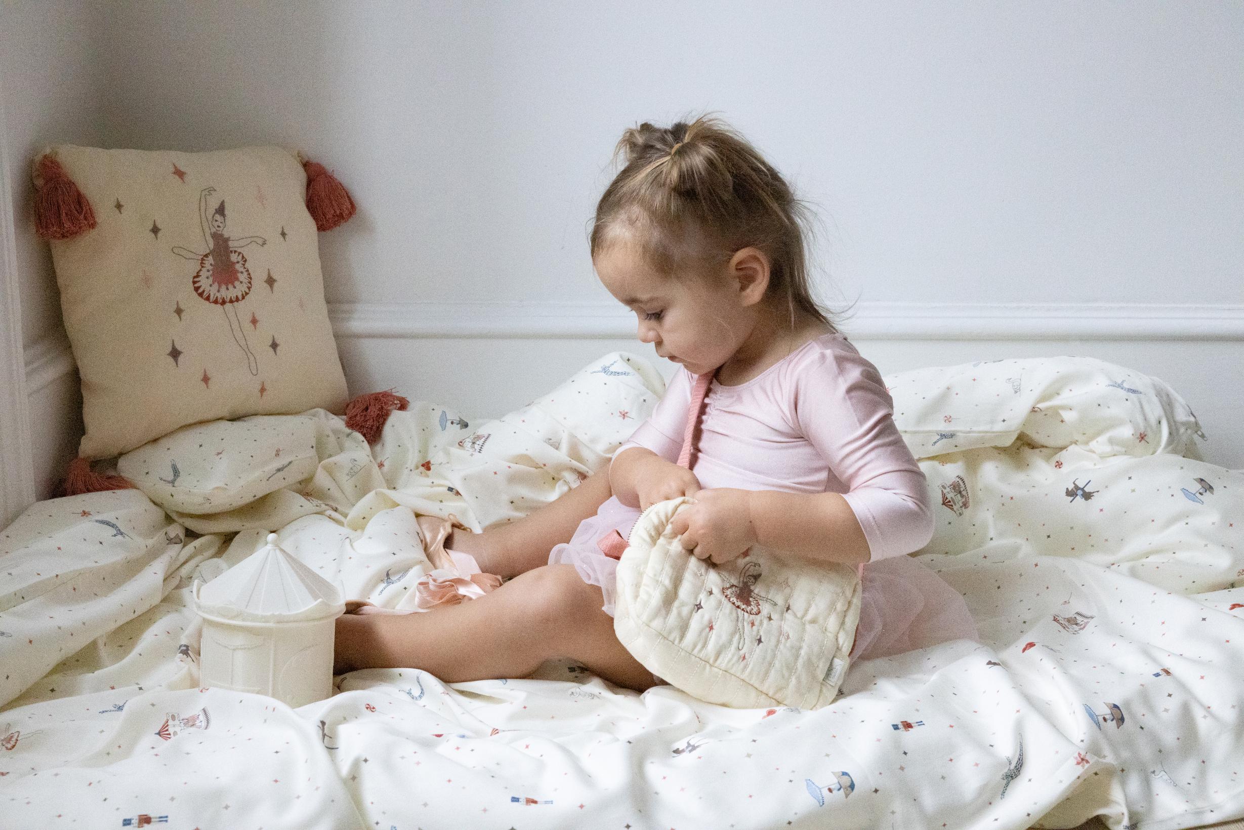 Bedding Set, Junior, 100x140cm - GOTS - Carousel