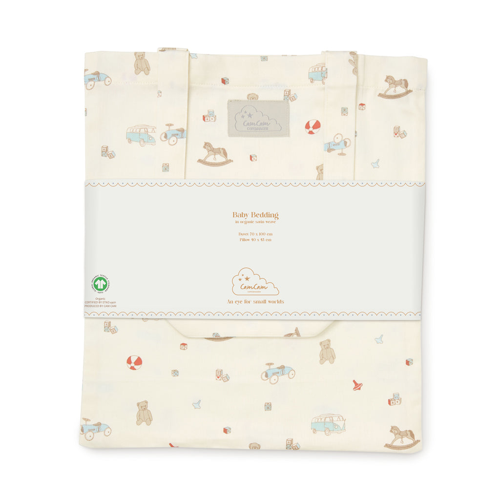 Sengetøj, Baby, 70x100cm - GOTS - Vintage Toys