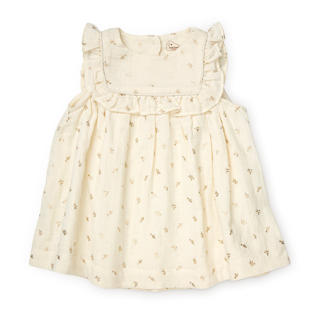 Betty Kjole - GOTS - Gold Flower