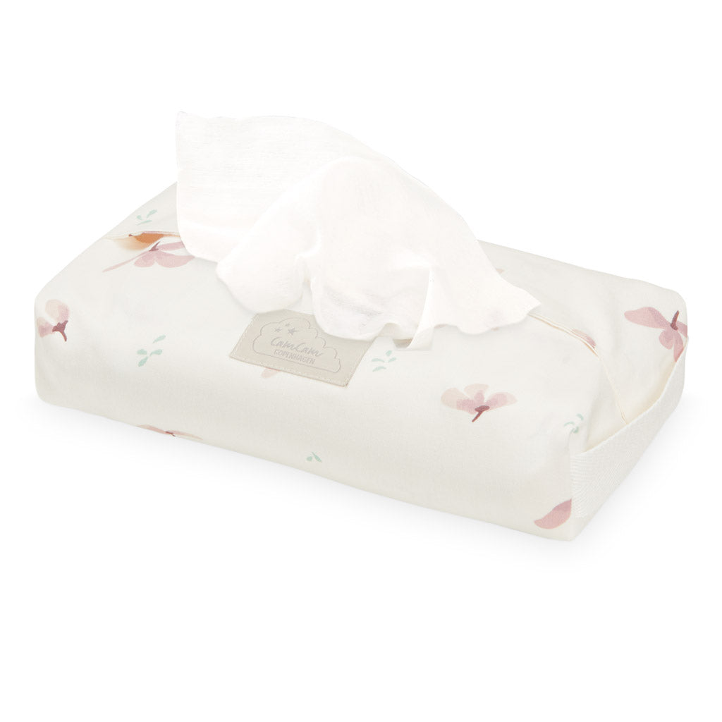 Vådserviet Etui - GOTS Windflower Creme