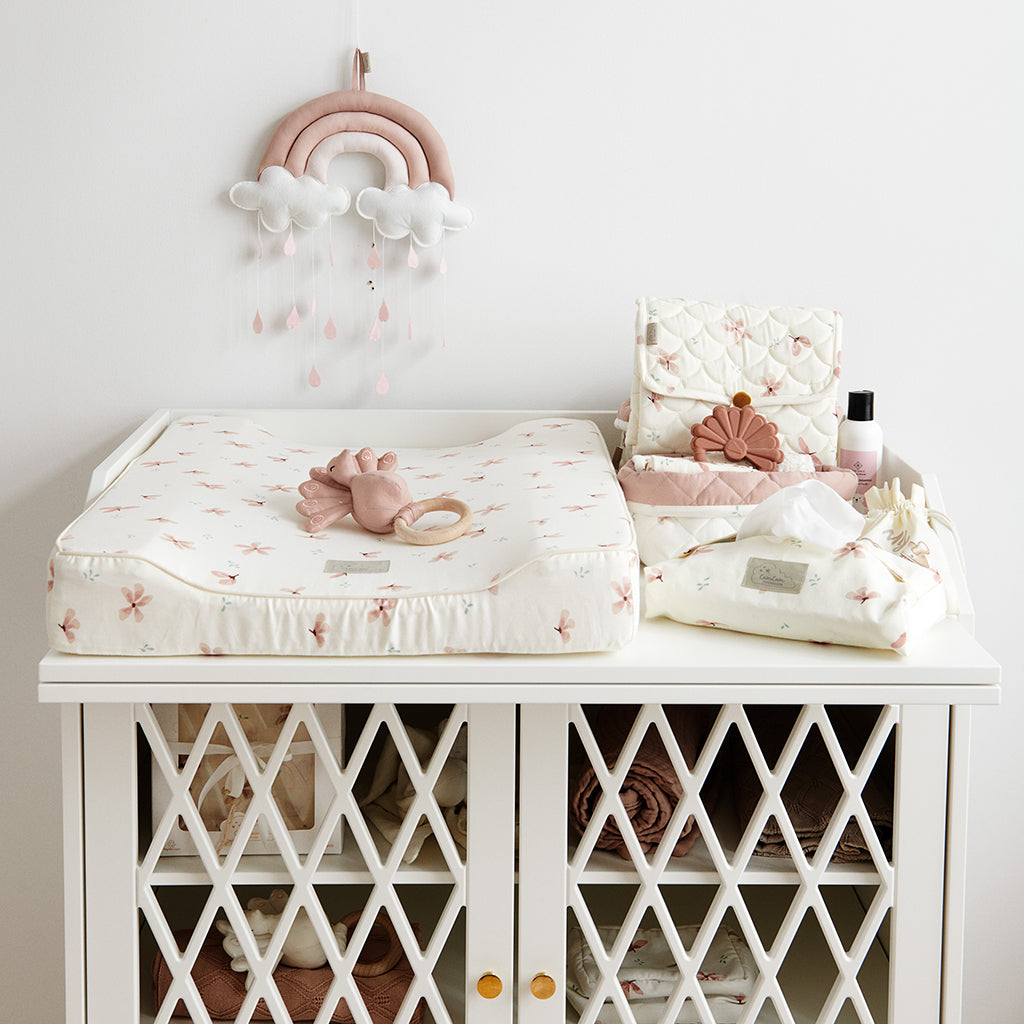 Vådserviet Etui - GOTS Windflower Creme