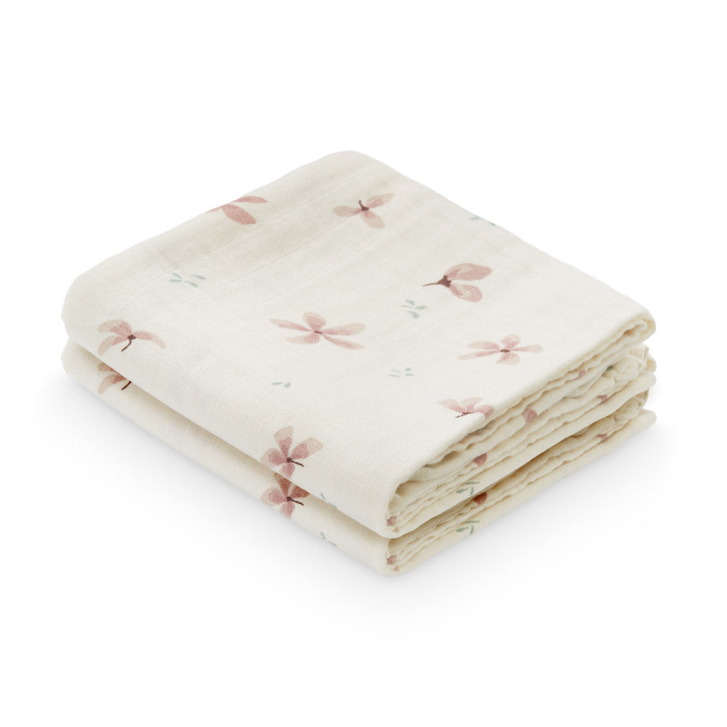 Stofble, 2-pak - GOTS Windflower Creme