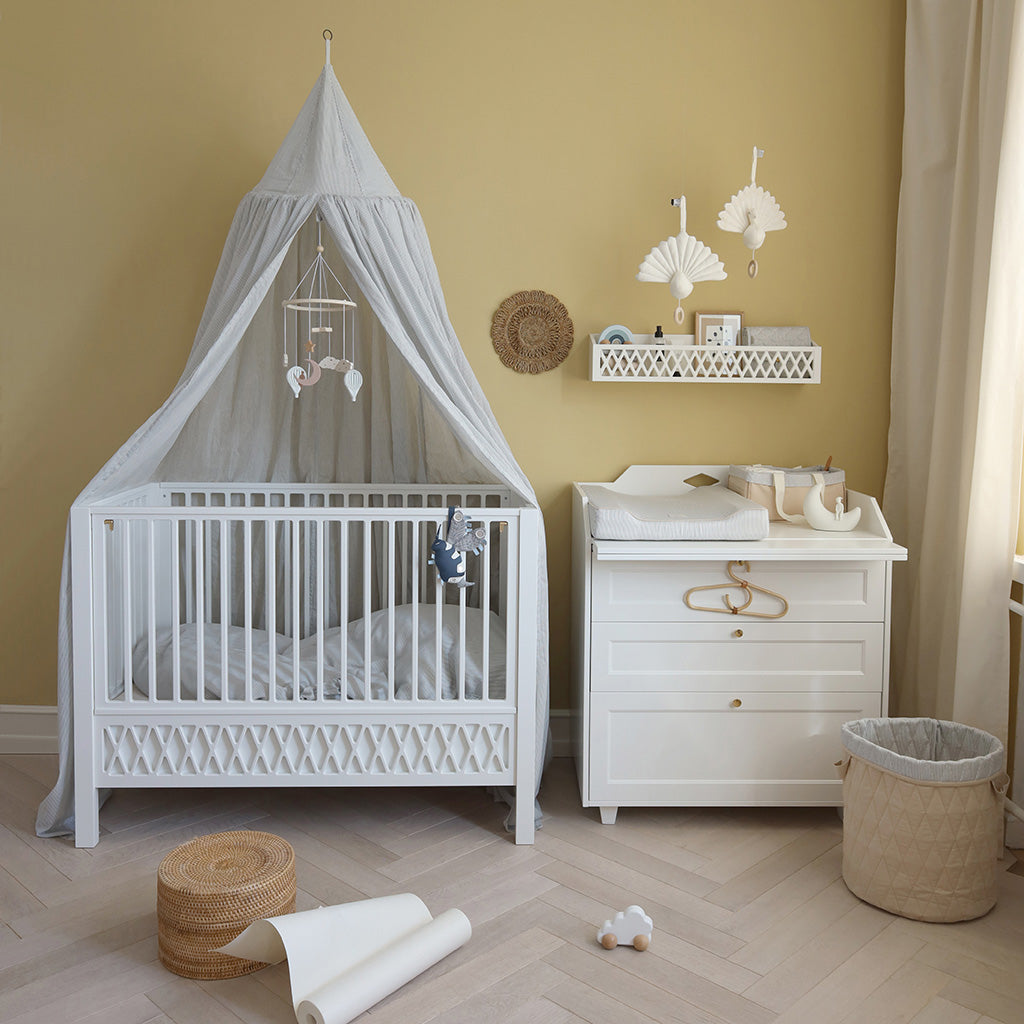 Sengetøj, Baby, 70x100cm - GOTS Classic Stripes Blue