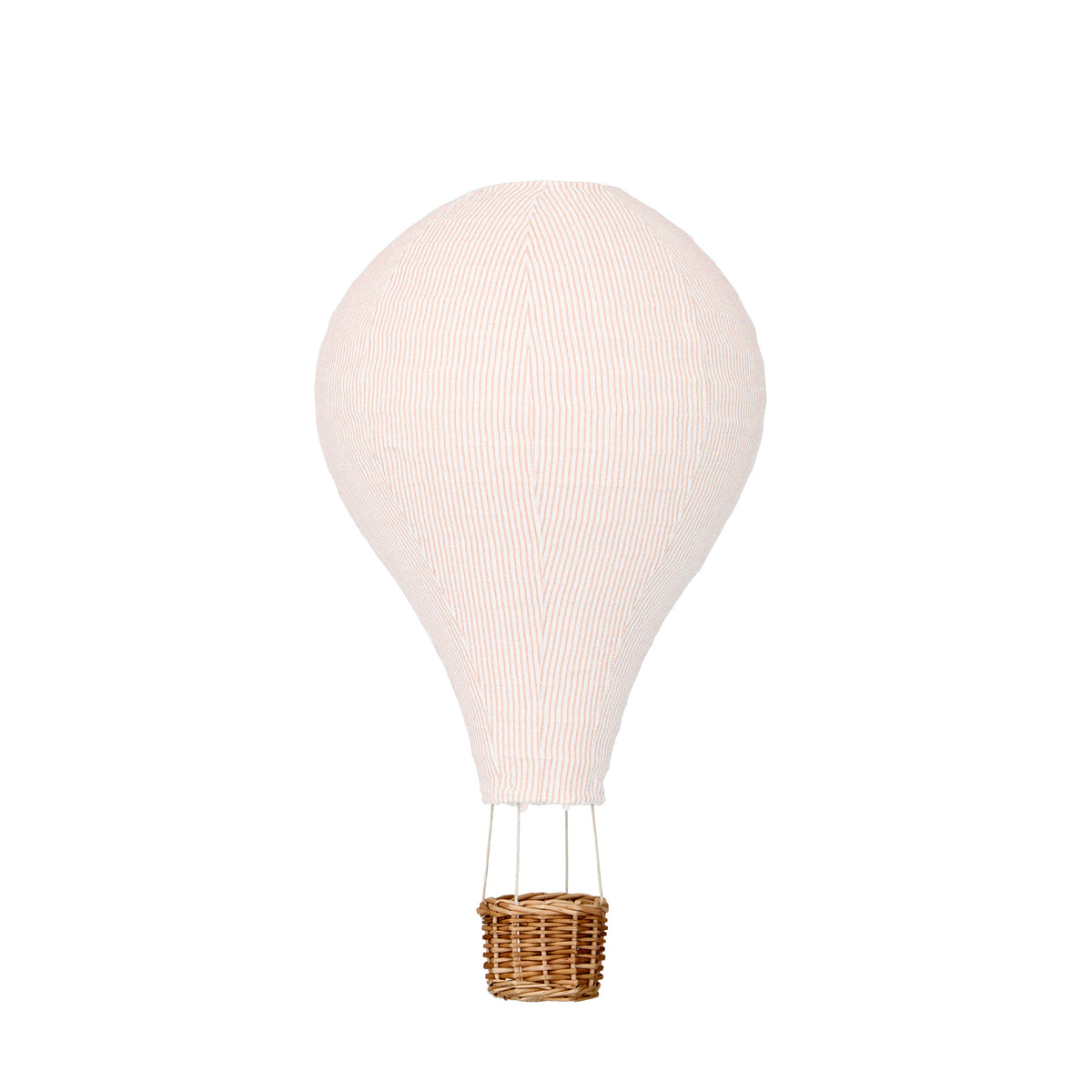 Lampeskærm, Luftballon - Classic Stripes Rose