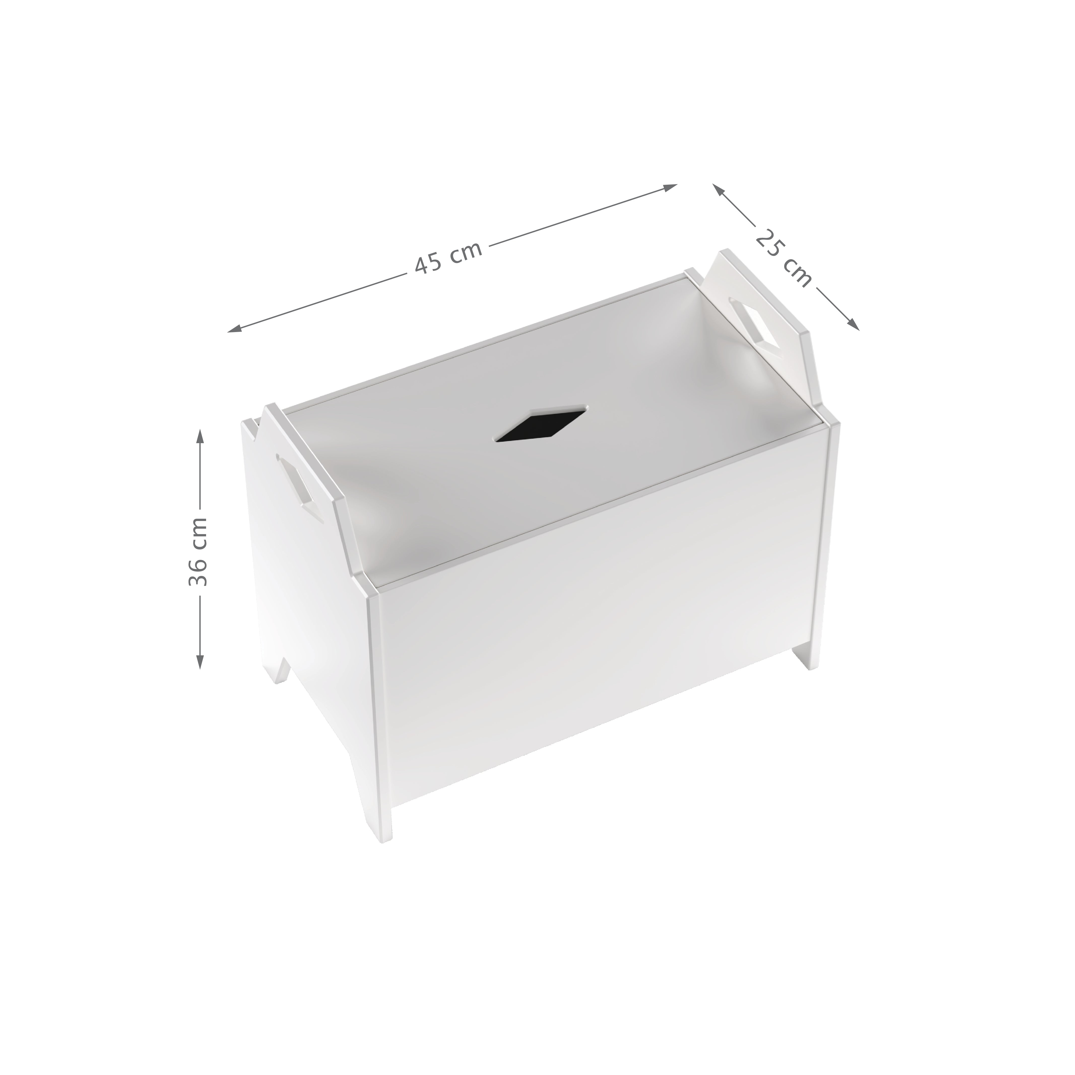 Luca Toy Storage, FSC Mix - White