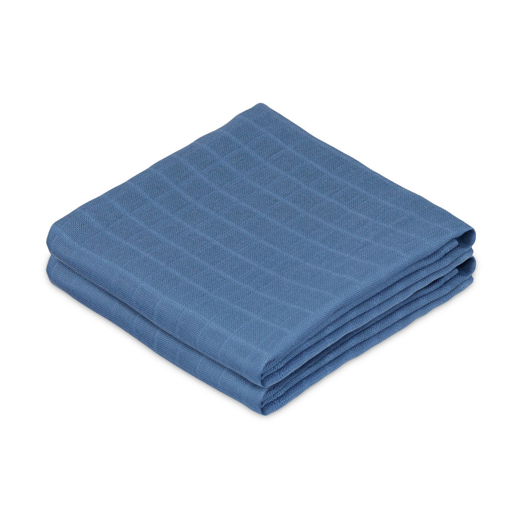 Stofble, 2-pak - GOTS - Deep Blue