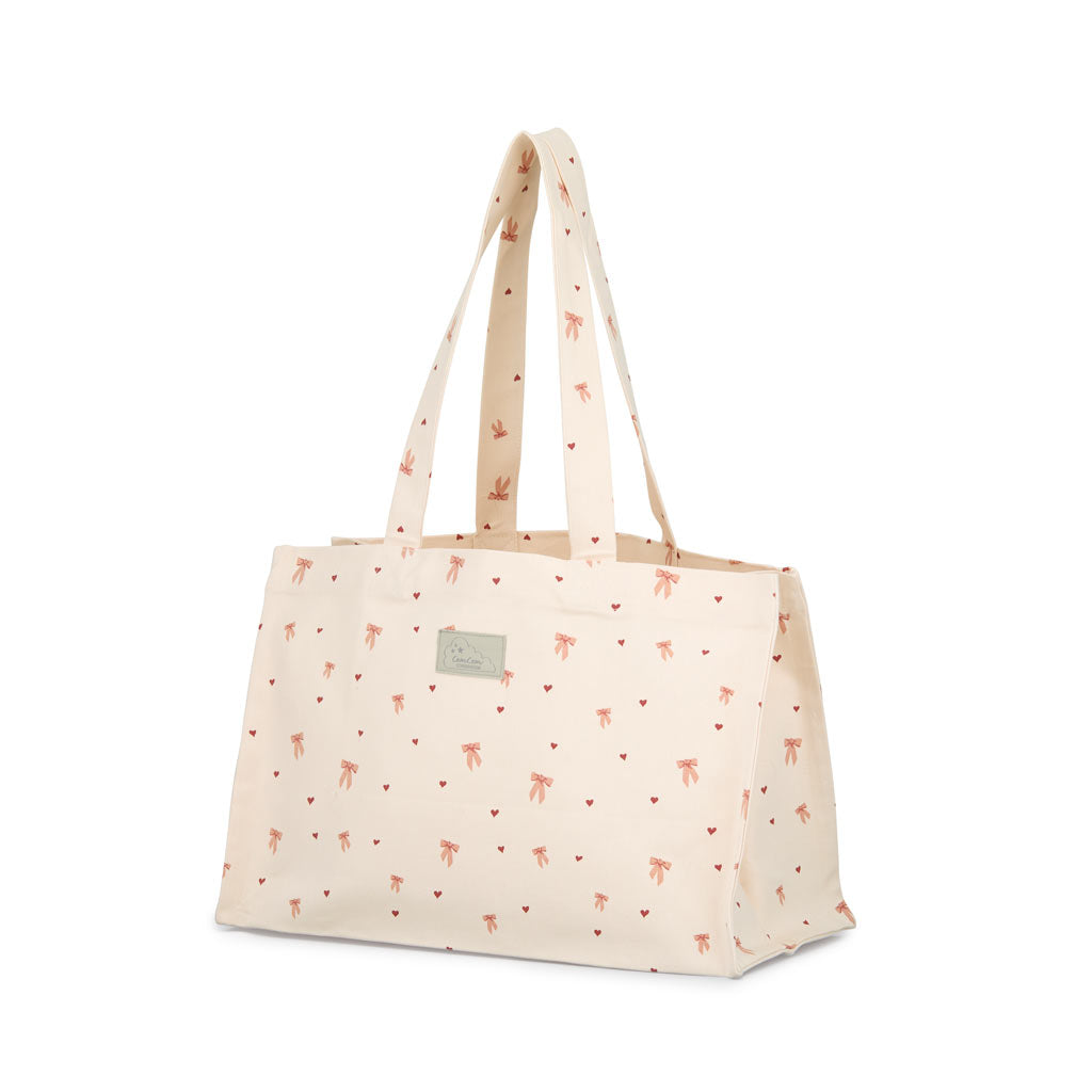 Kanvas Tote bag - GOTS - Bows