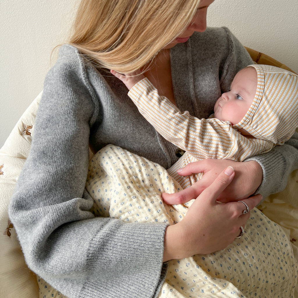 Baby Bonnet 3-6M - GOTS - Oatfield