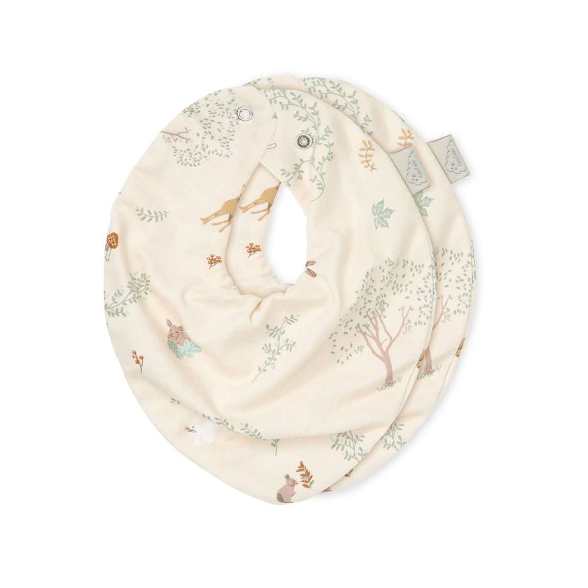 Bandana Savlesmæk, 2-pak - GOTS - Woodland