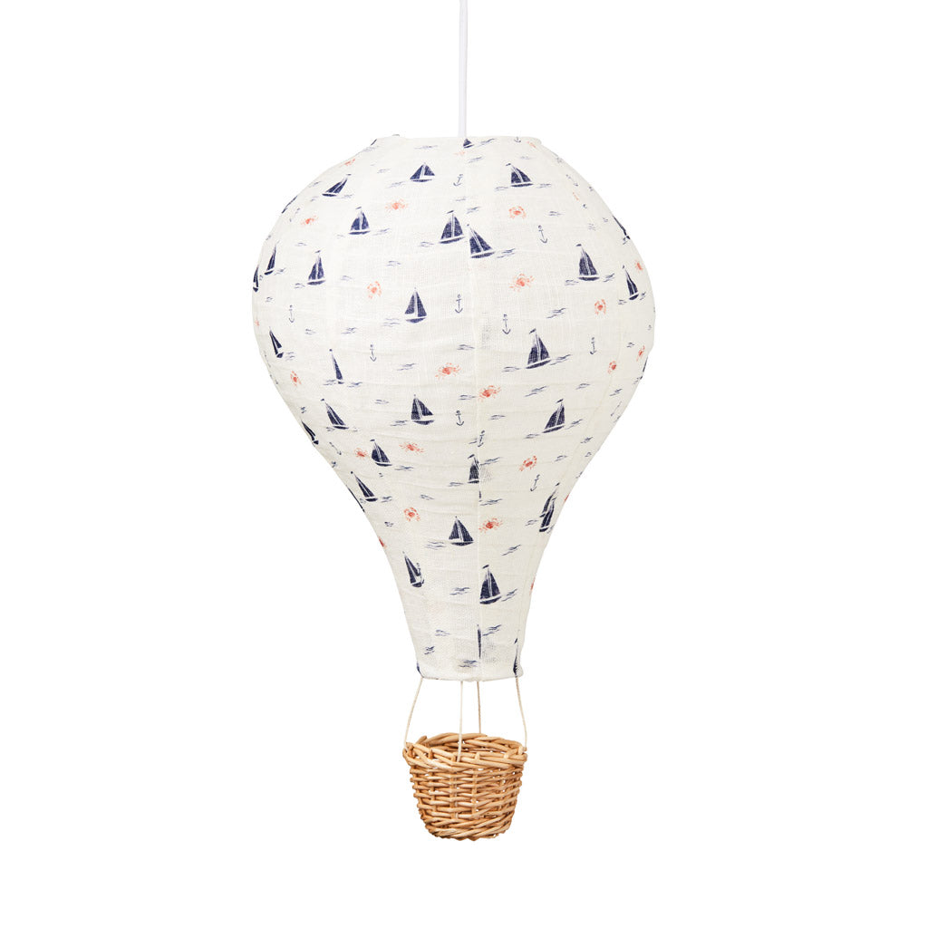 Lamp, Hot Air Balloon - Sailboats