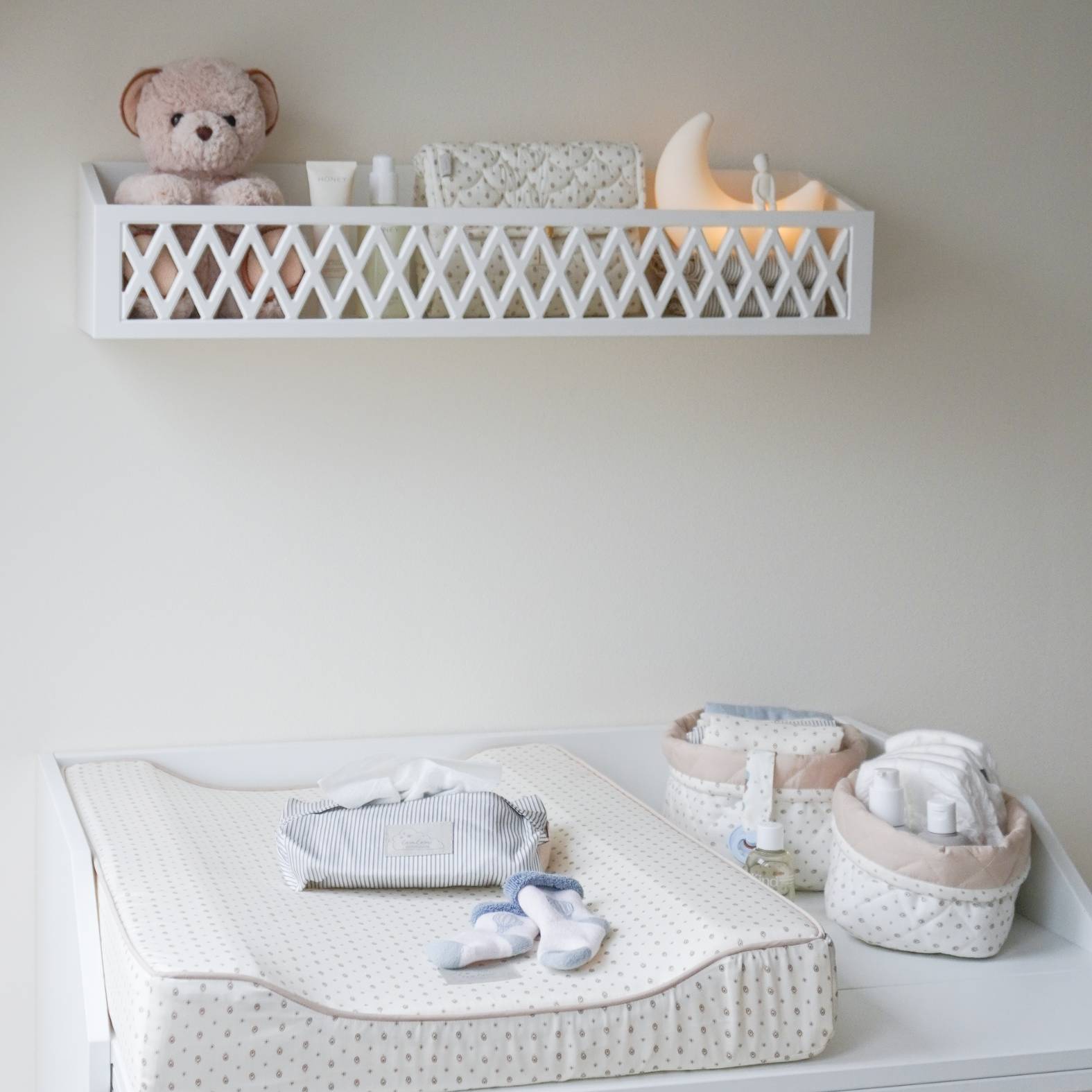 Harlekin Hylde - Hvid