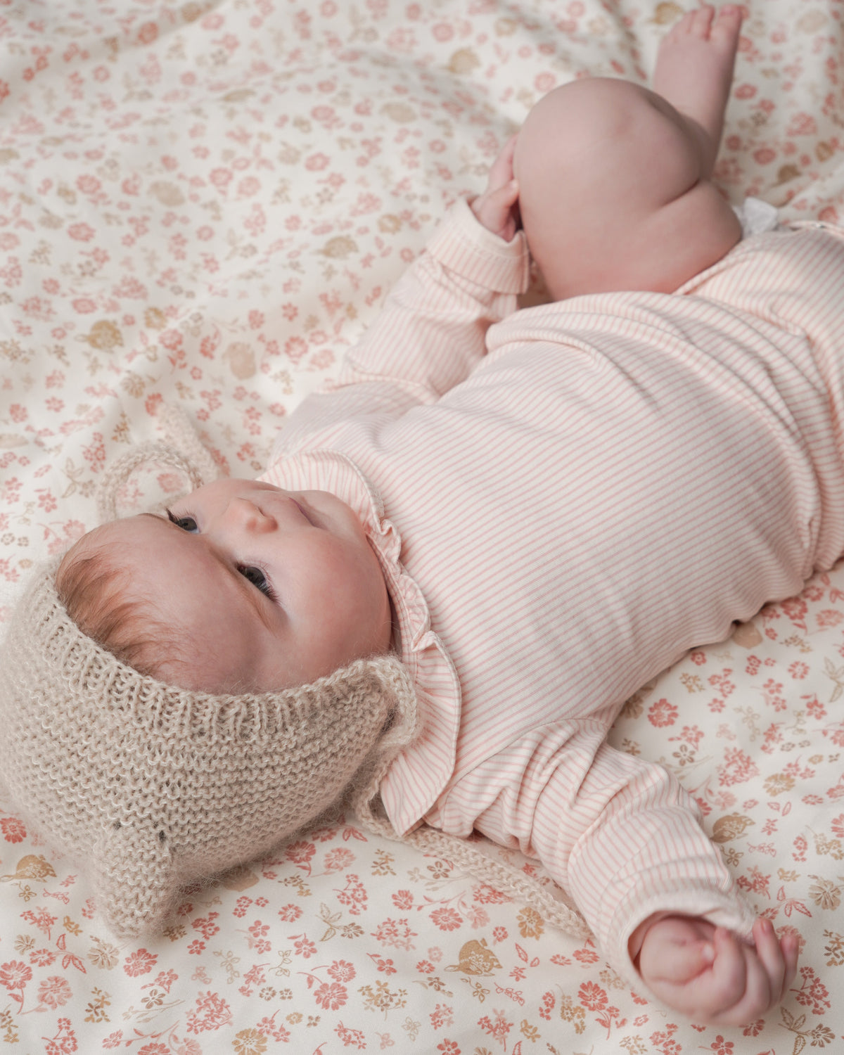 Langærmet Body Holly, 56 cm - GOTS - Classic Stripes Rose