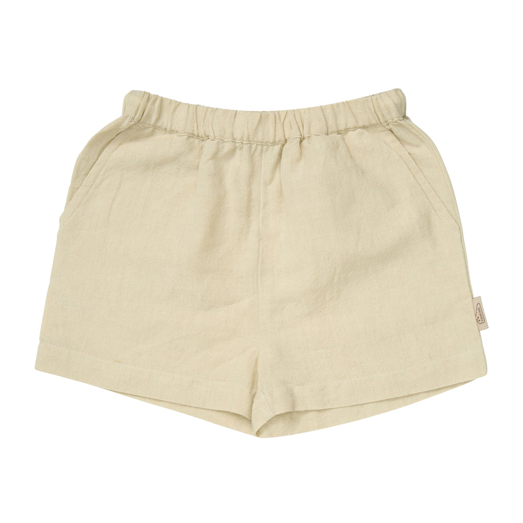 Noa Shorts - GOTS - Beige Linen