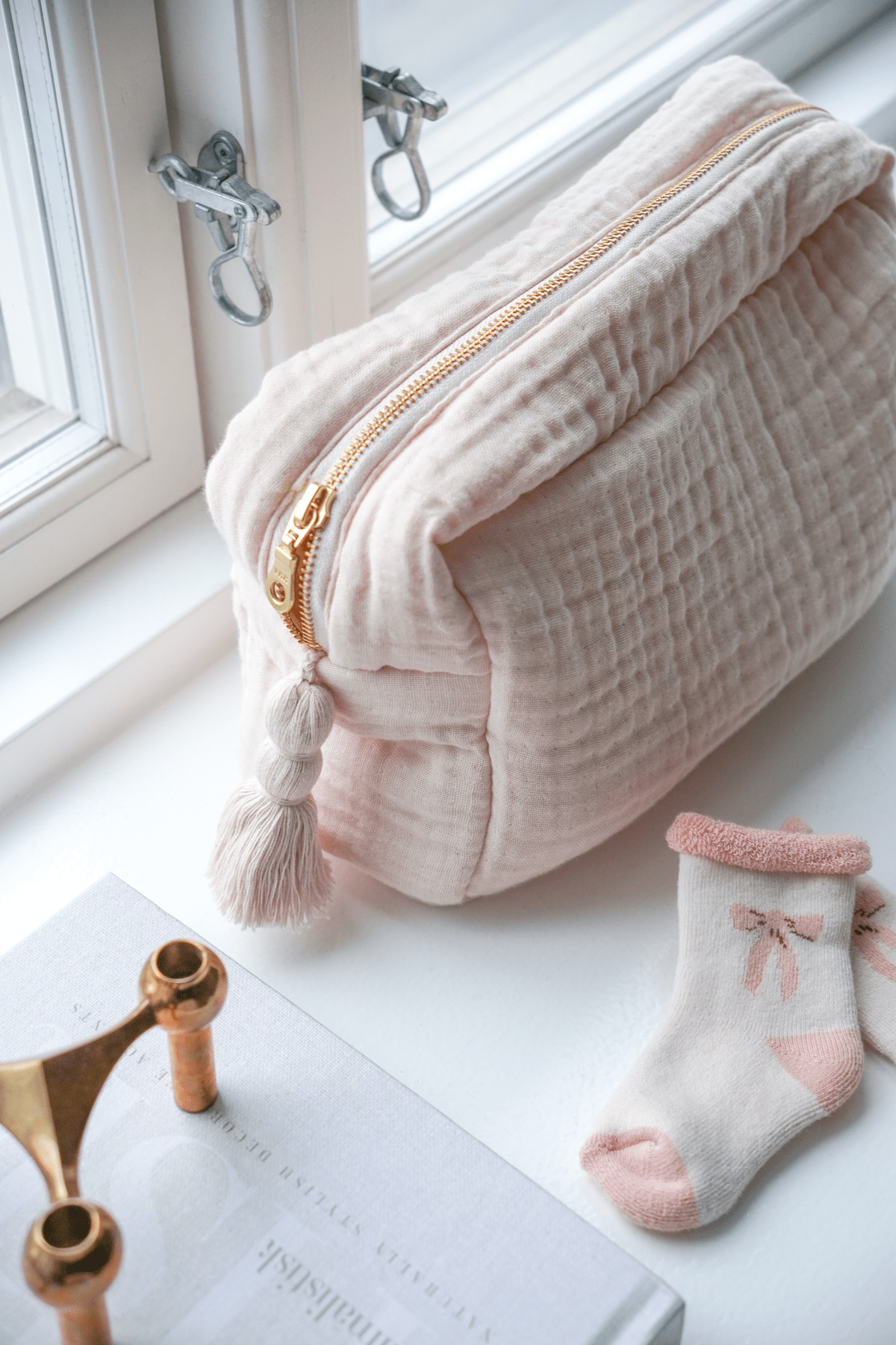 Muslin Toilettaske - OCS - Shell
