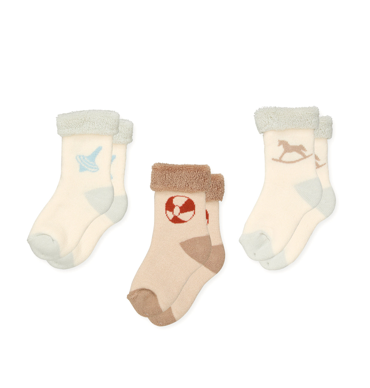 Frottéstrømper Safi, 13-15 - Vintage Toys - 3 Pack