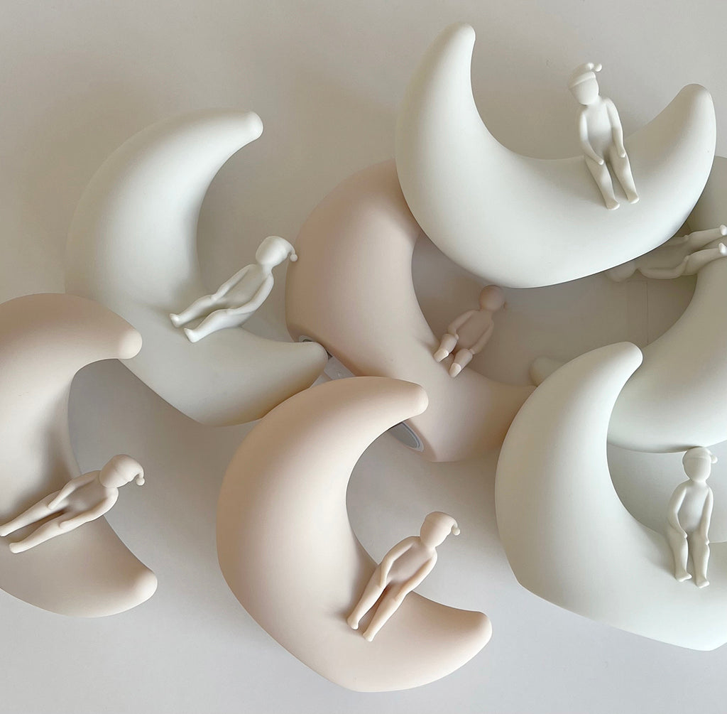 Natlampe - Off-White