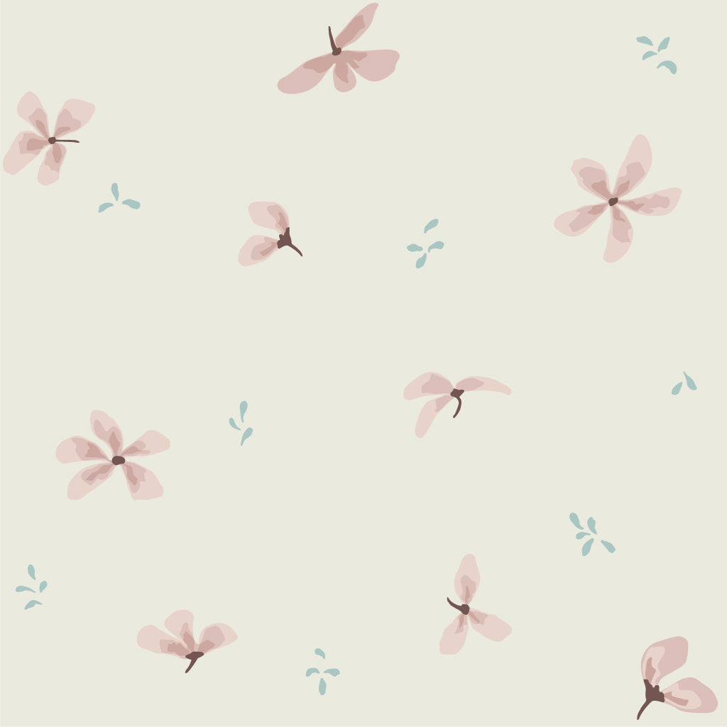Pusle Underlag, Quiltet - OCS Windflower Creme